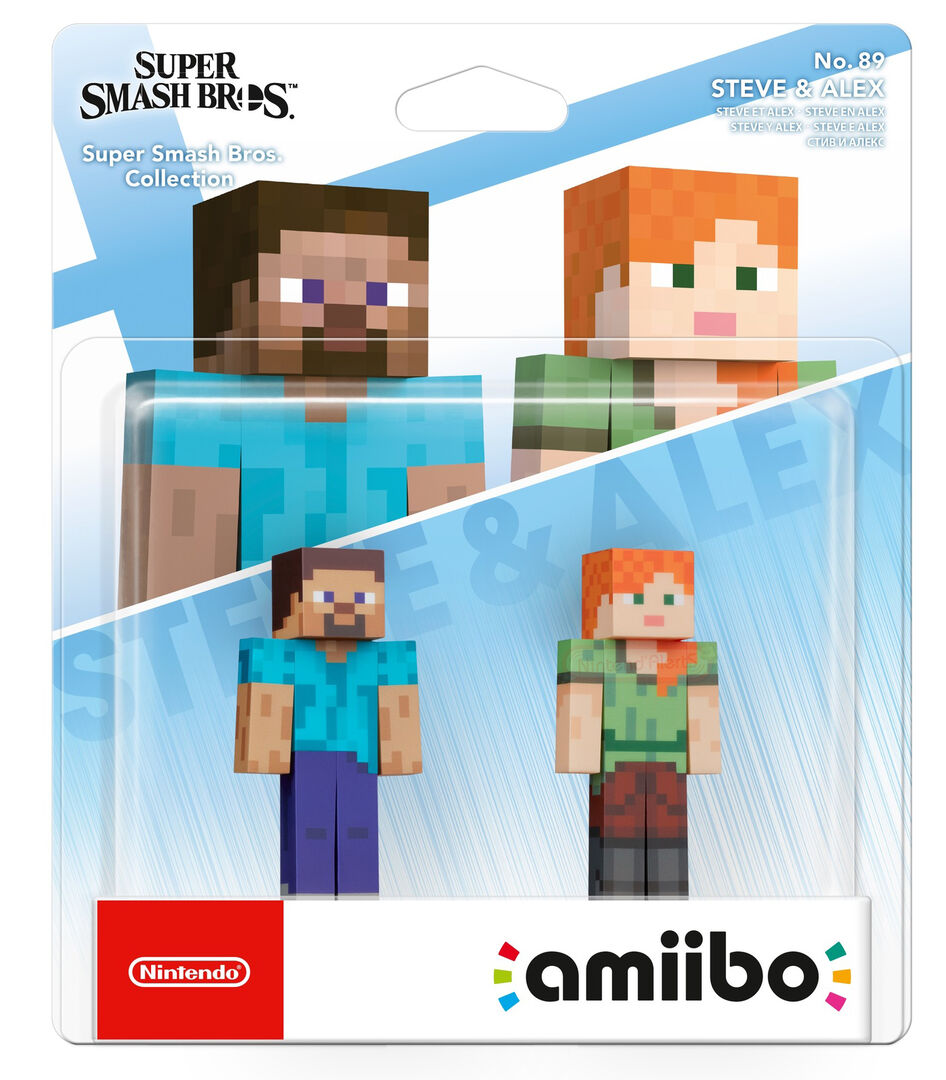 Figurine Amiibo N&deg; 89 Smash Steve & Alex